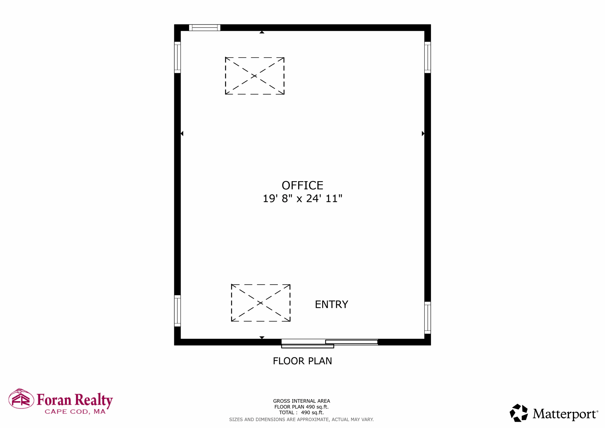 96 Pimlico Pond Road Studio / Office Floor Plan